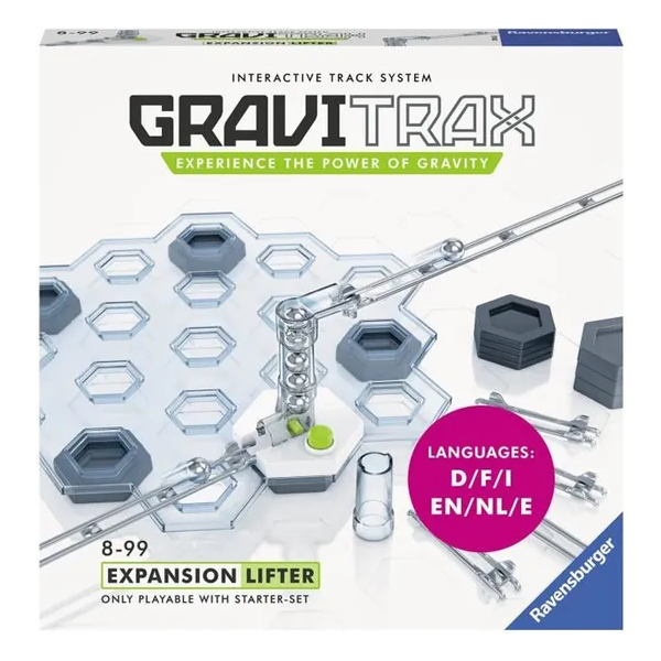 GraviTrax Set d'extension Ascenseur - Jeu de construction STEM - Circuit de  billes créatif - Ravensburger 27 pièces