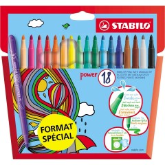 Pochette de 18 feutres de coloriage – KID Couleur – Bic Kids - Cmc